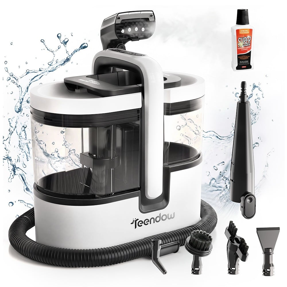 The white unit with brush attachments