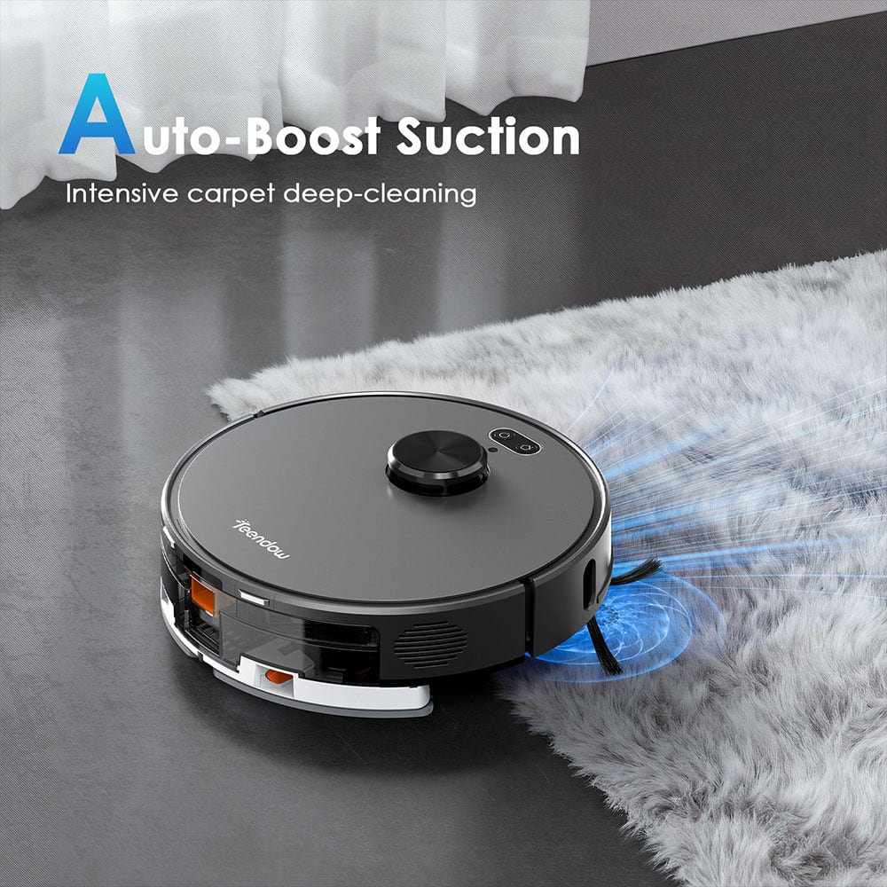 Boosting suction on carpet
