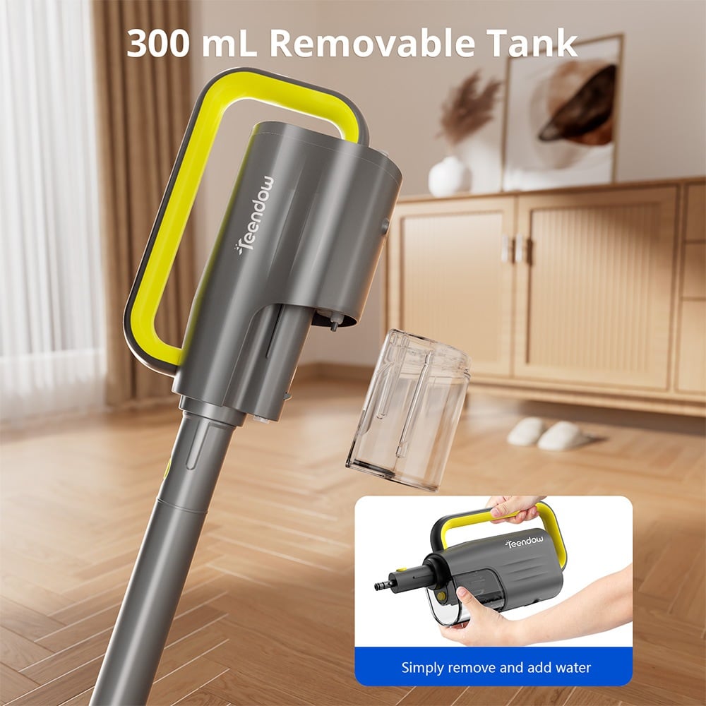 The removable 300 ml tank