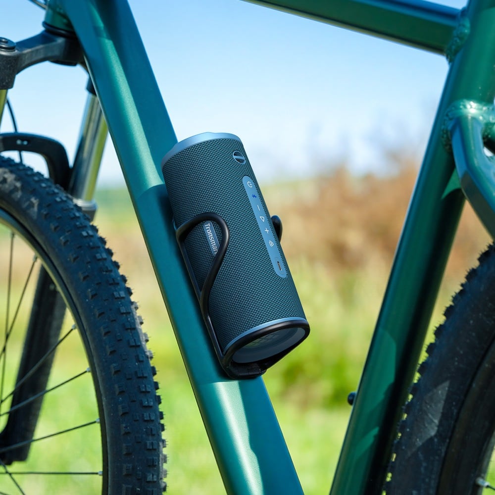 Mounted on a bike frame