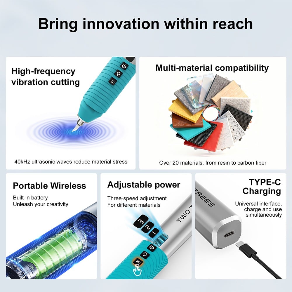 Vibration, materials, cordless, power and charging at a glance