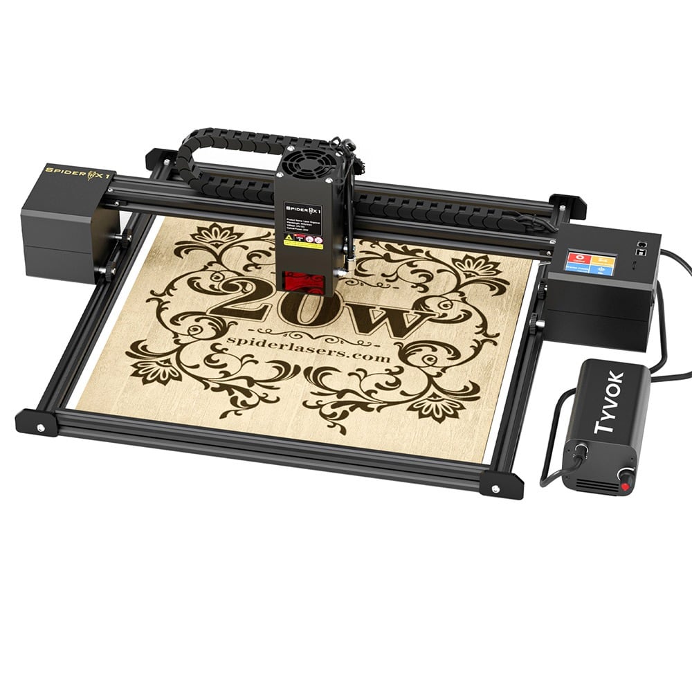 The standard 400 × 400 mm frame and controller