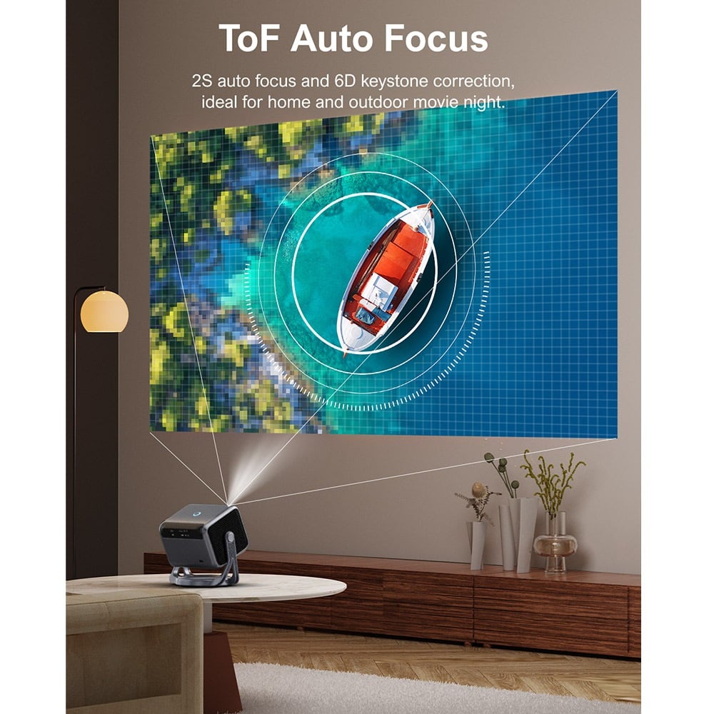 A large picture set by ToF auto focus