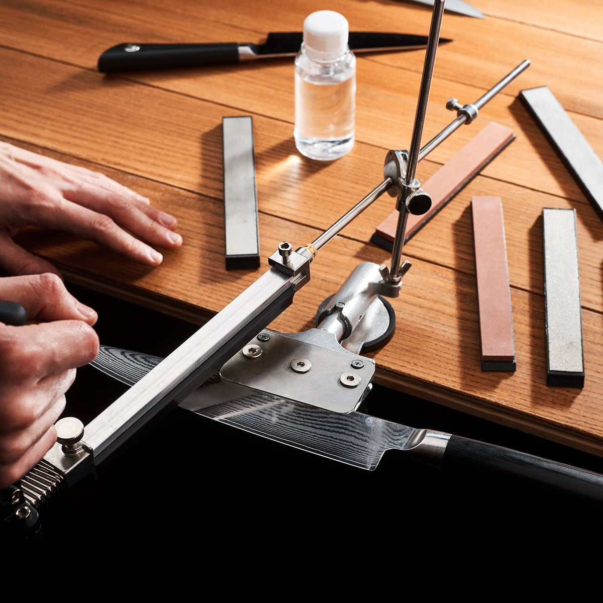 Sharpening a knife