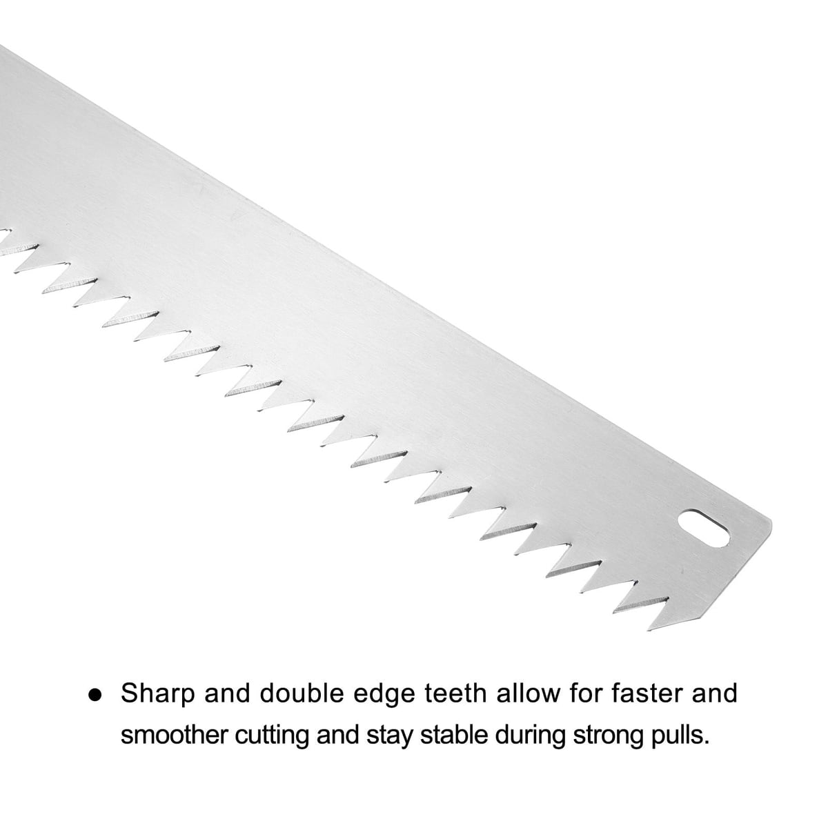 The double-edged teeth