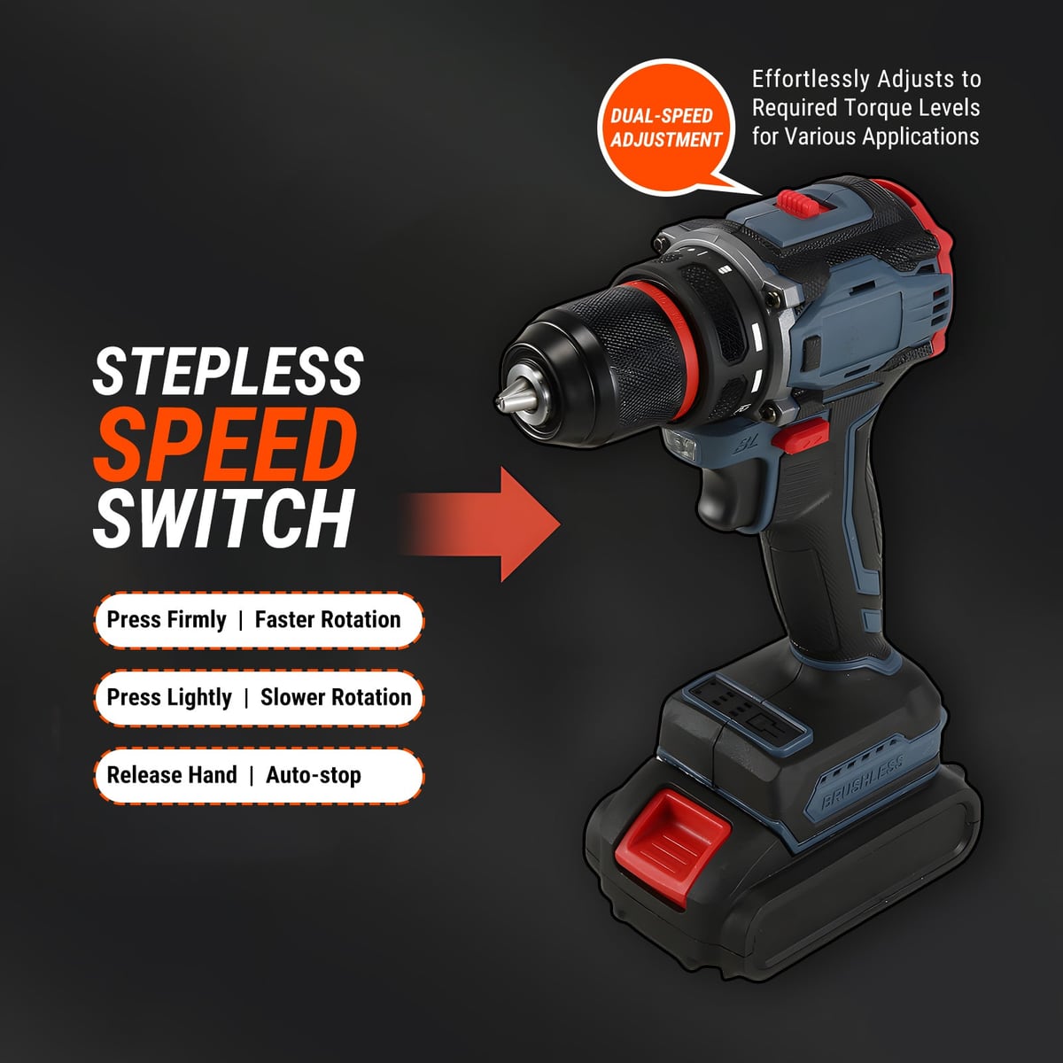Stepless speed switch explained