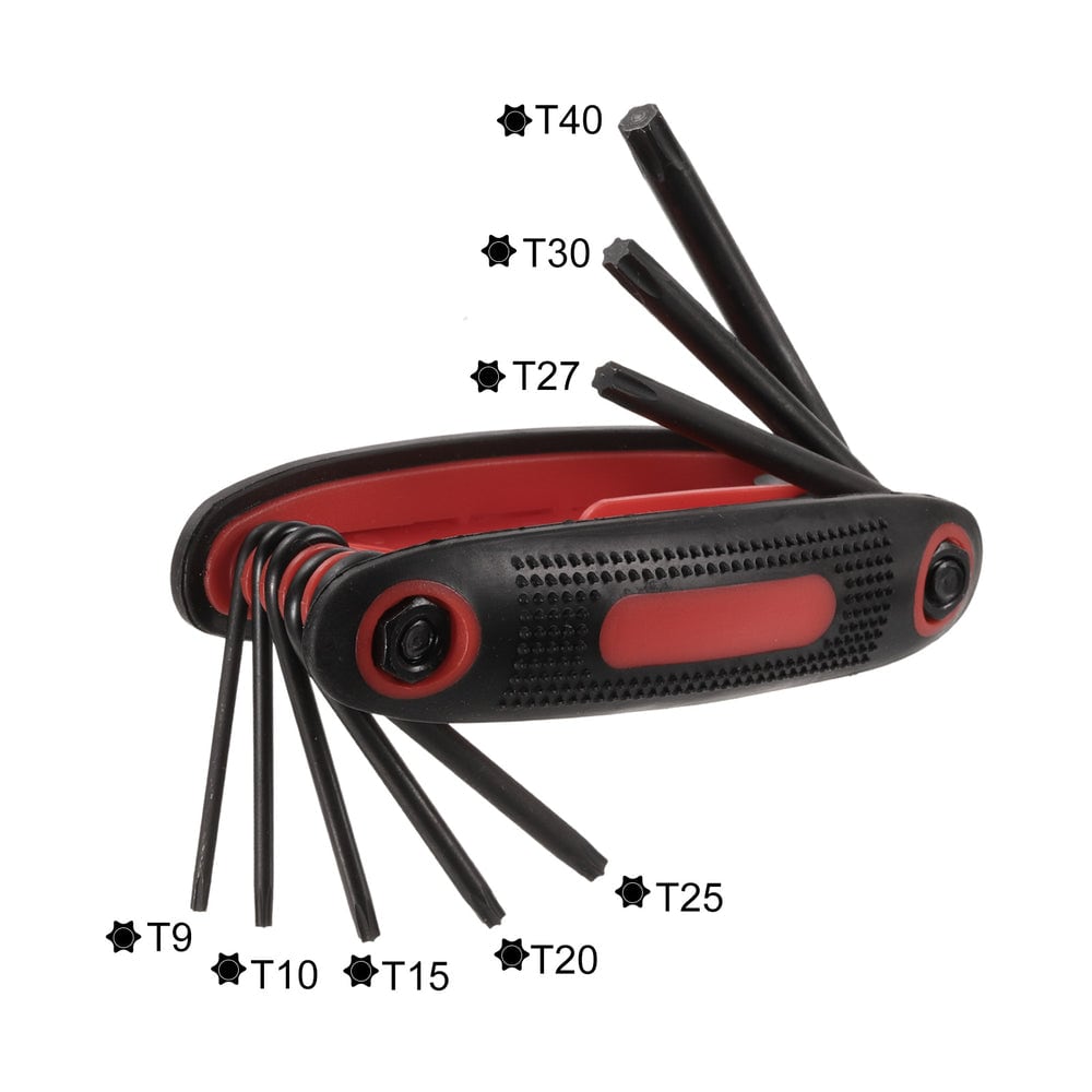 Torx keys, T9–T40
