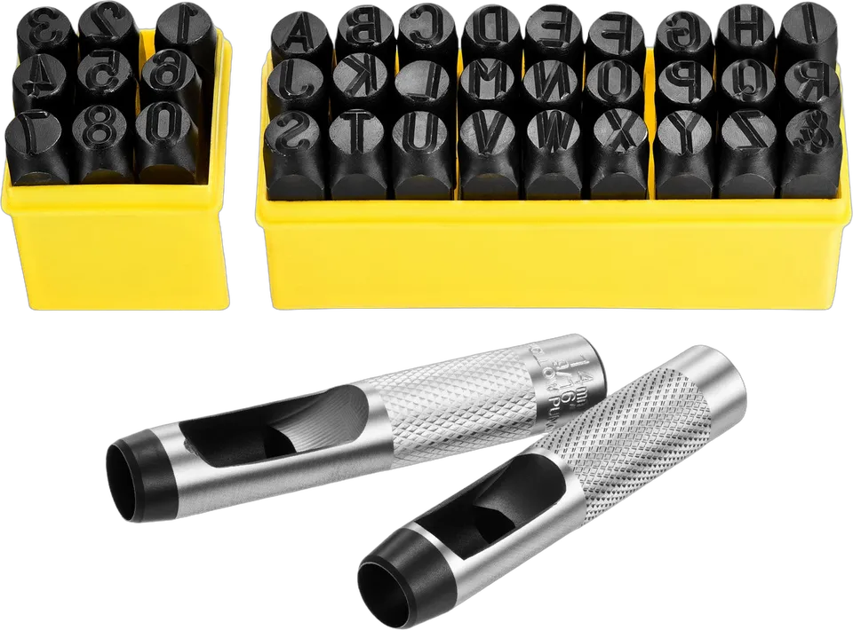 금속 각인 펀치 36종 세트 12.5mm