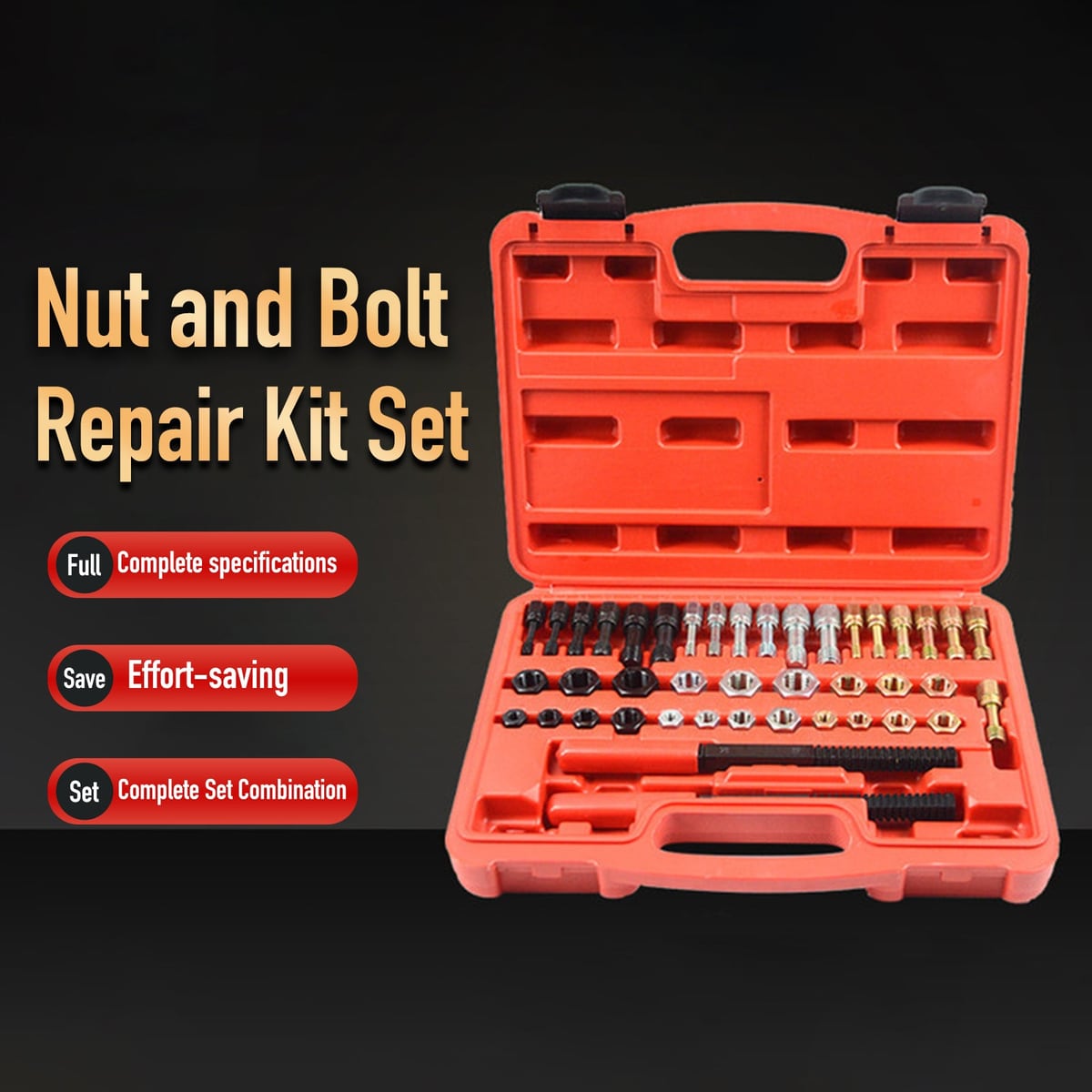 Nut and bolt repair set