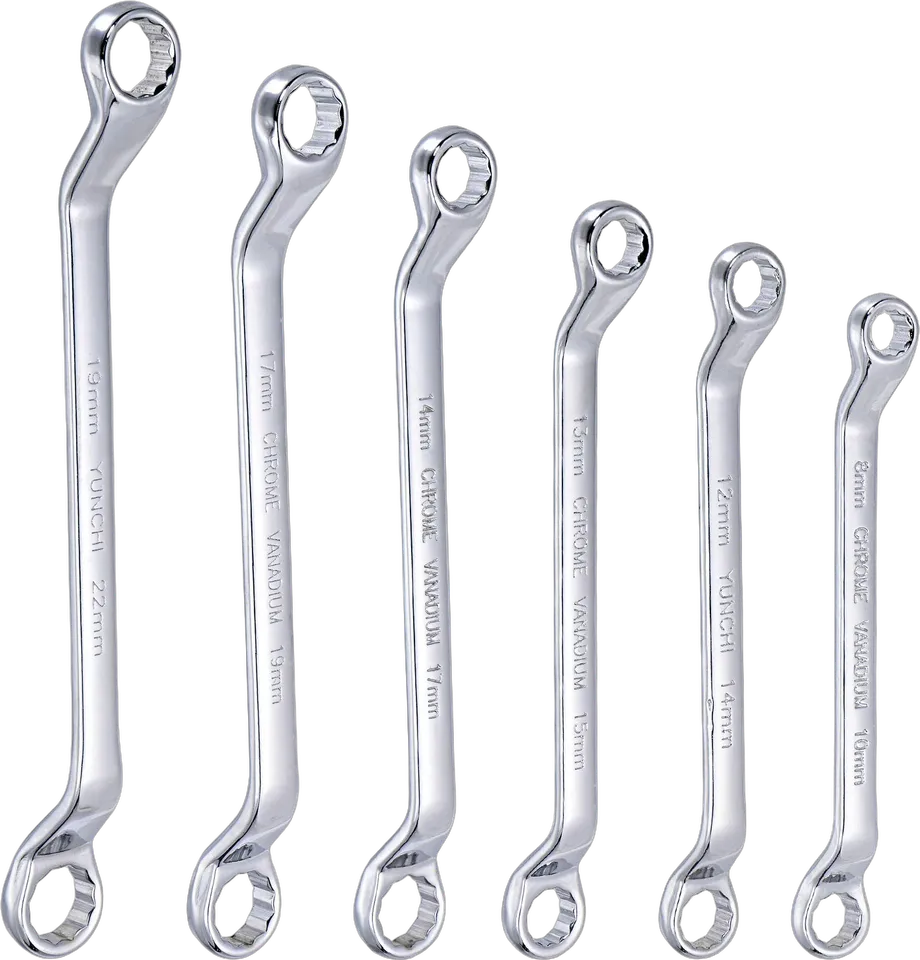 45도 옵셋 양구 링 렌치 6종 8~22mm