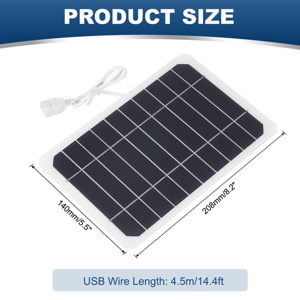 Panel 208 × 140 mm, 4.5 m cable