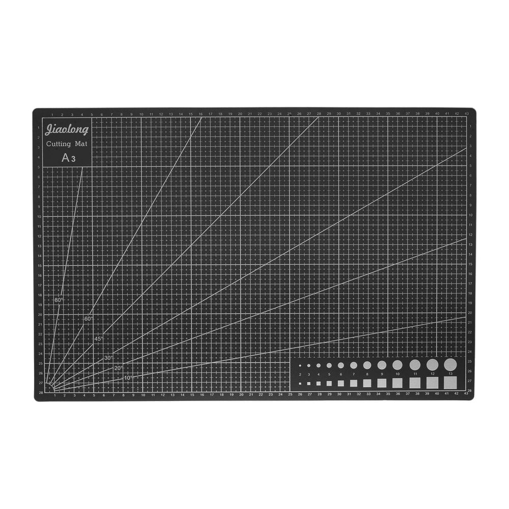 The black A3 cutting mat