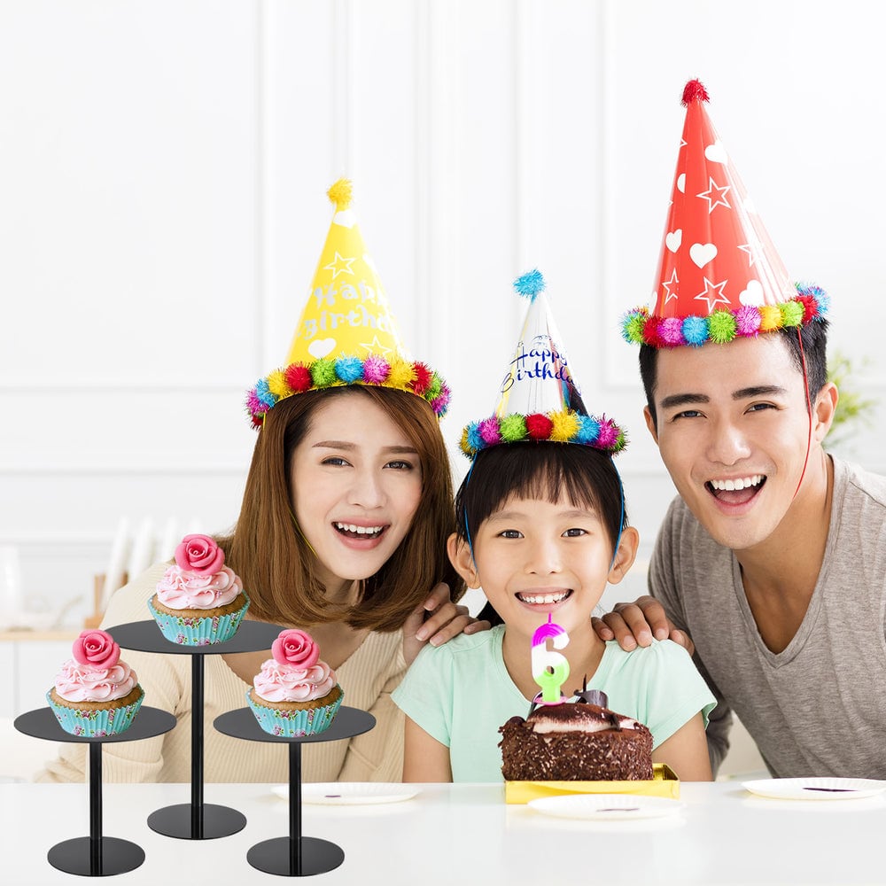 The stands on a party table