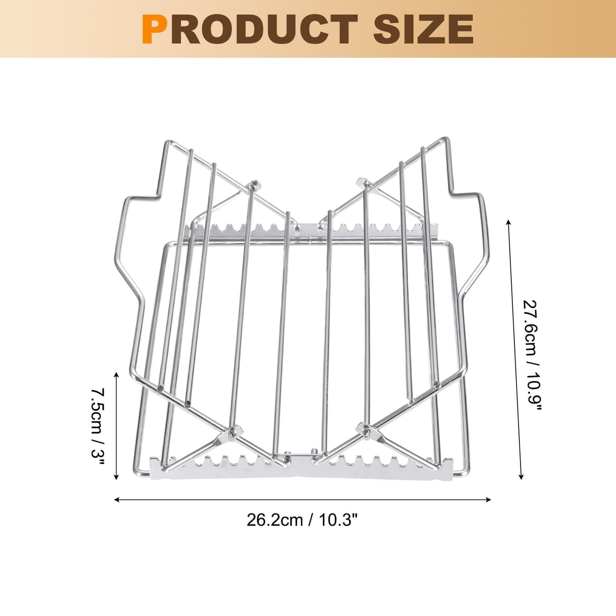 Size 27.6 × 26.2 × 7.5 cm