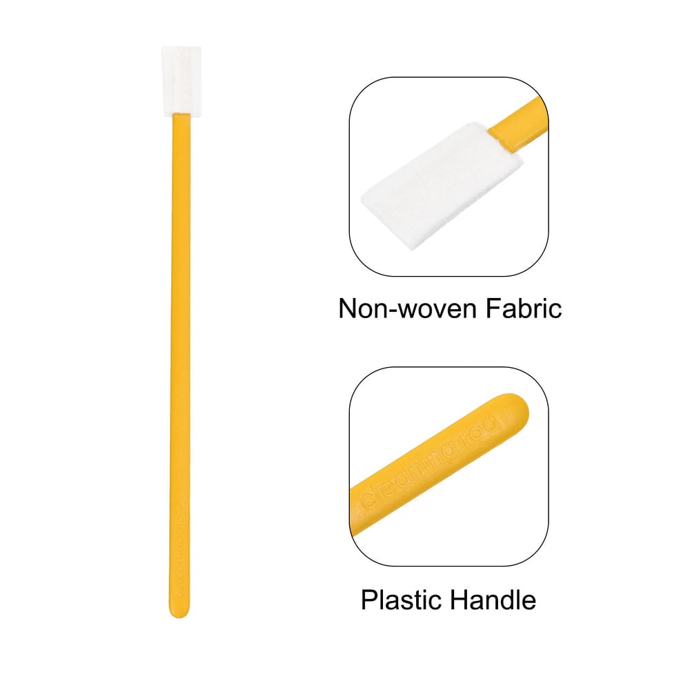 Non-woven head and plastic handle