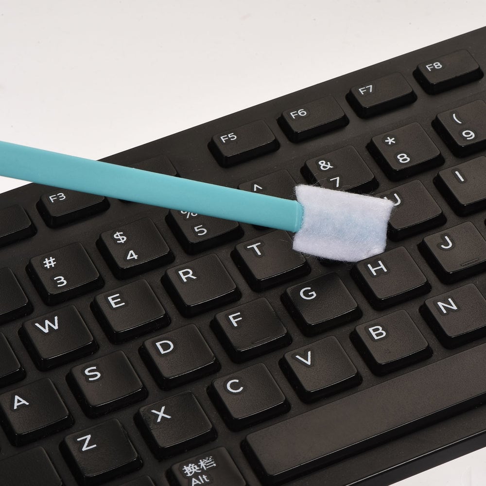 Wiping between keyboard keys