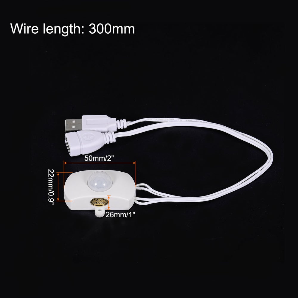 300 mm lead, 50 × 22 × 26 mm sensor