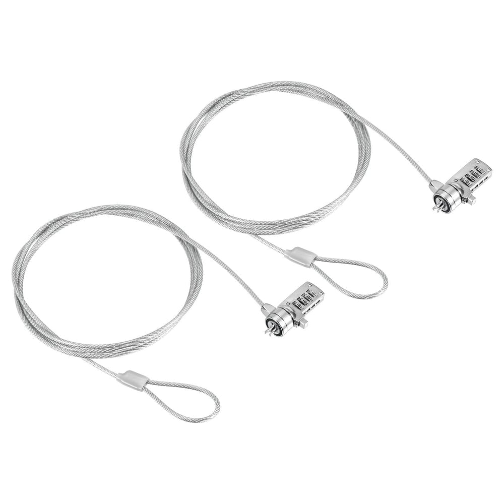 Dos candados de cable