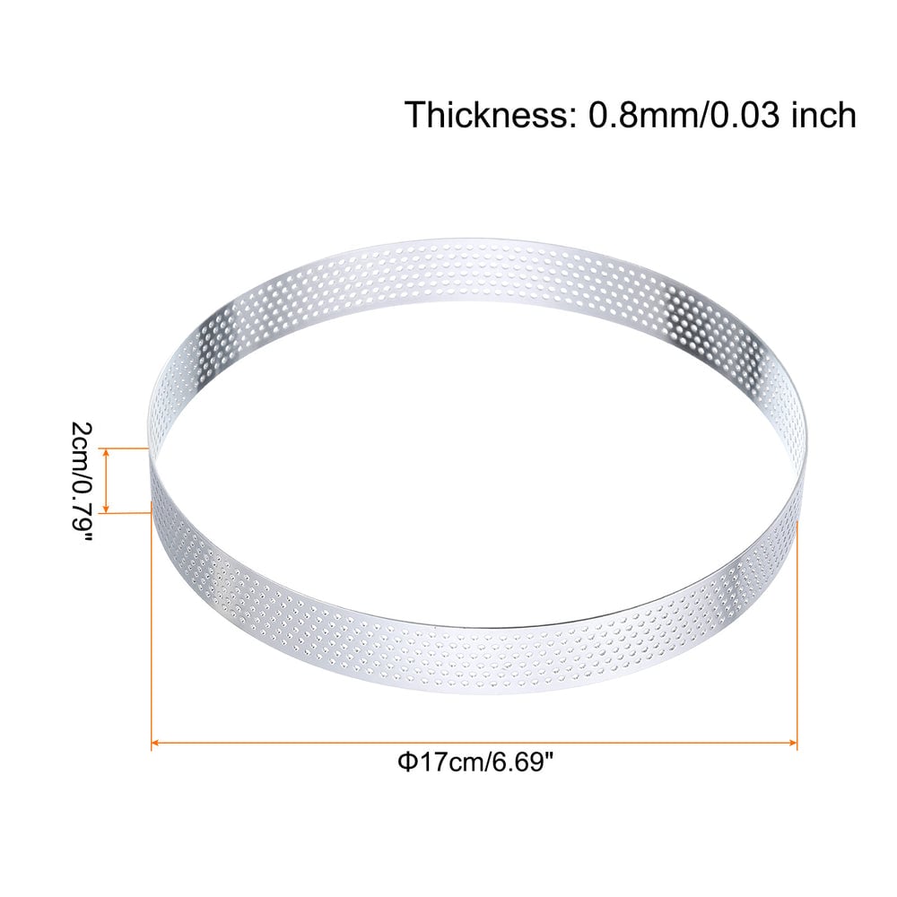 直径 17cm、高 2cm、厚 0.8mm