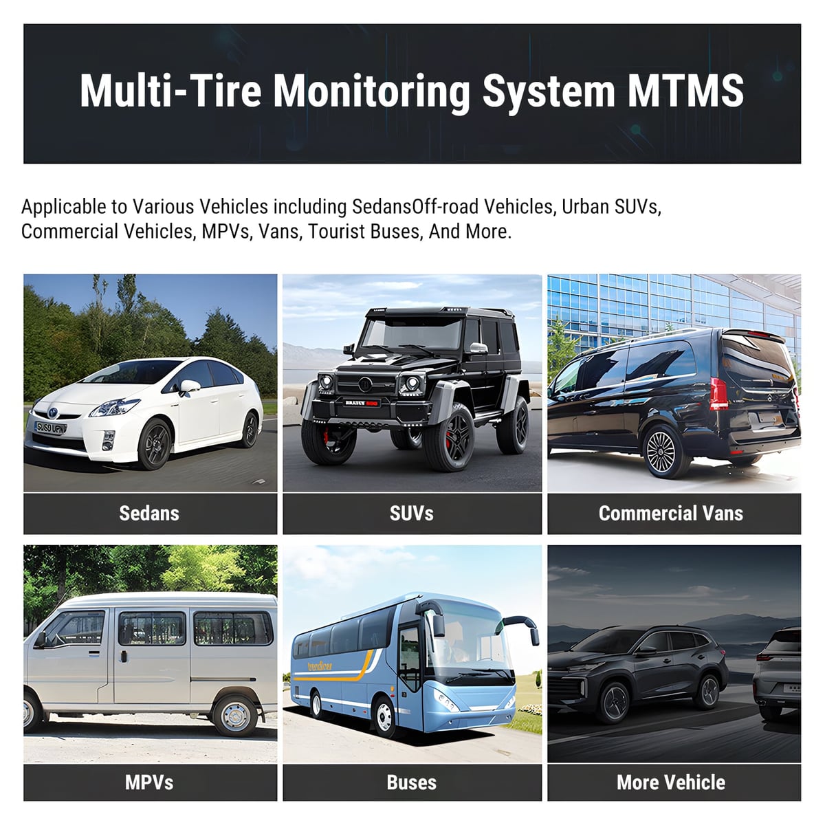 Vehicle types it suits