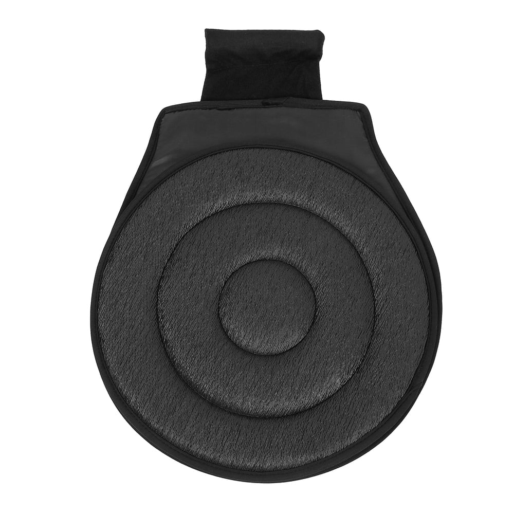 The black swivel cushion