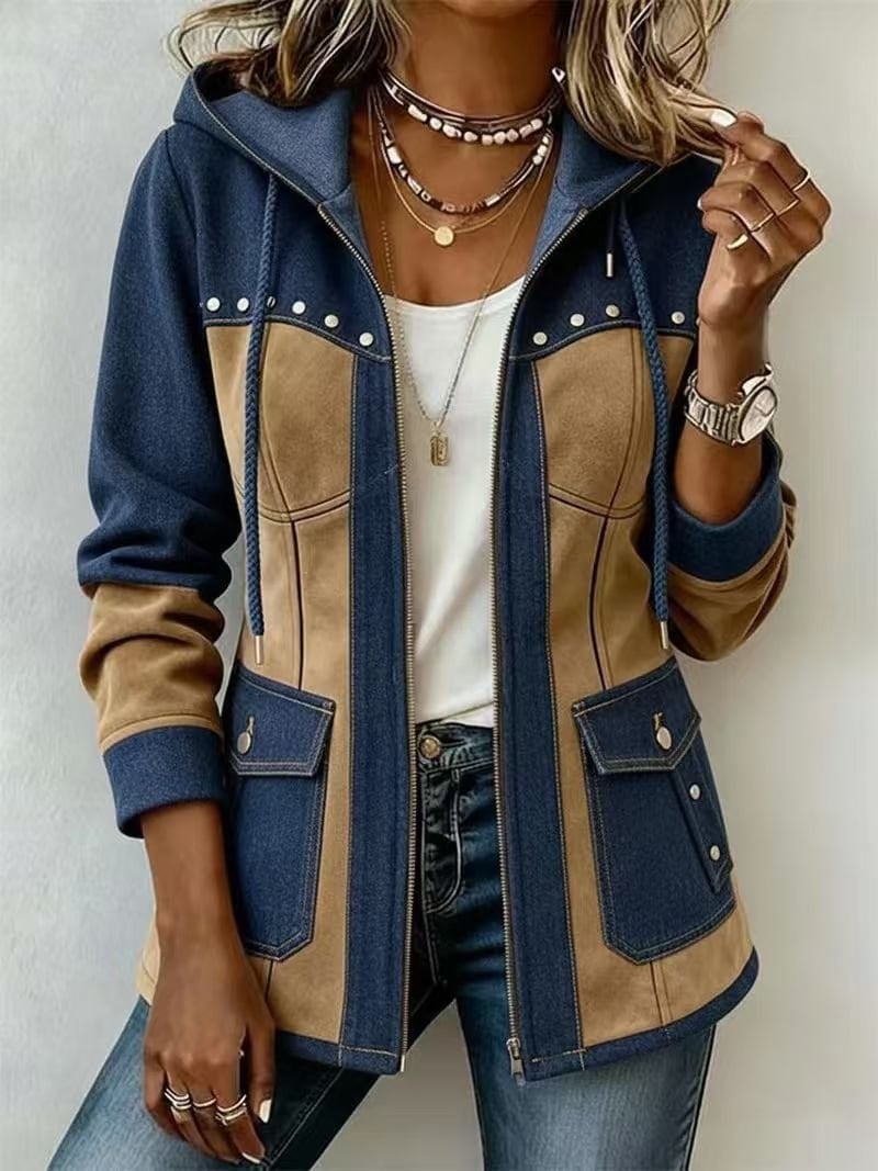 Navy and tan version
