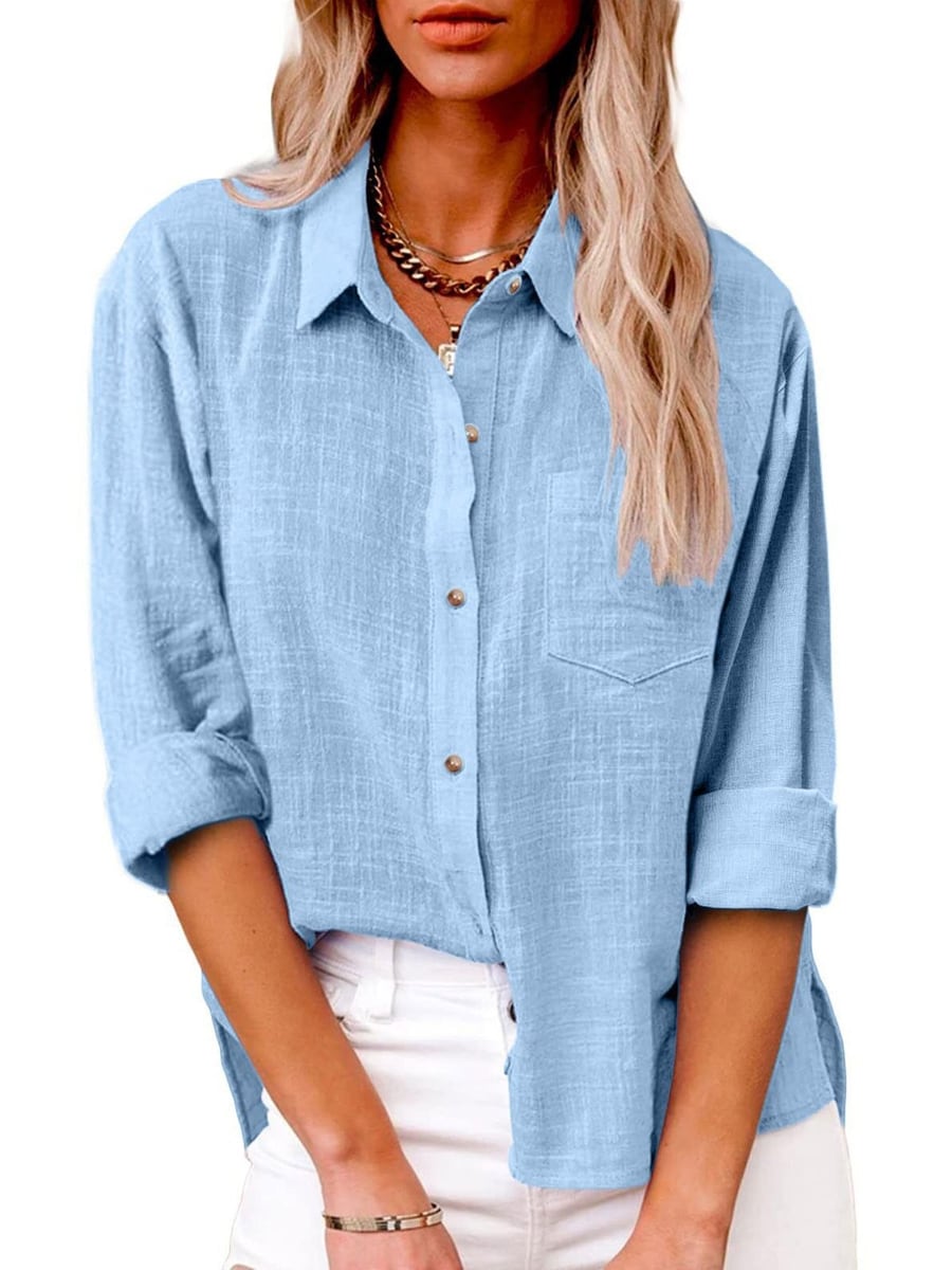 Camisa azul cielo