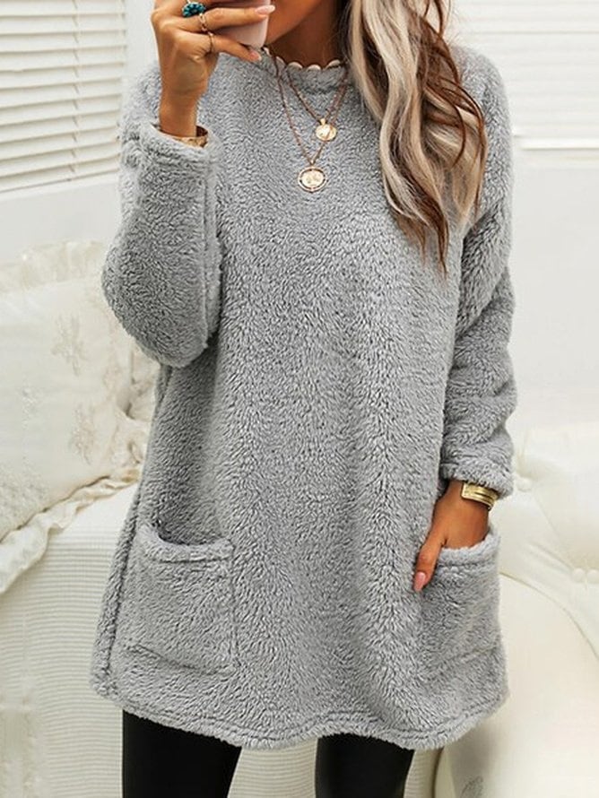 Light gray dress from the front