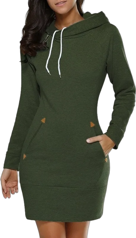 Hoodie mini dress
