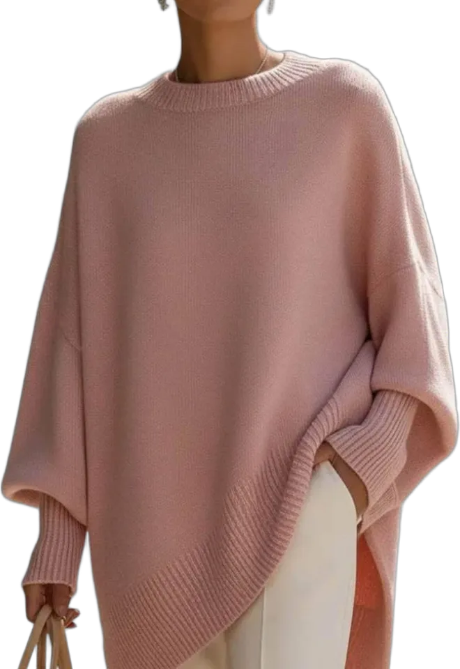 Oversized poncho sweater