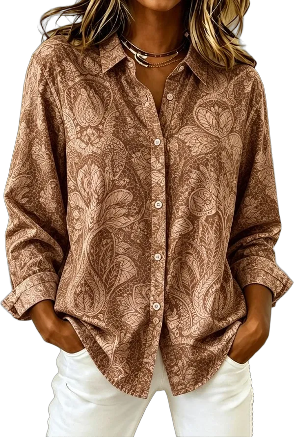 Paisley pattern shirt