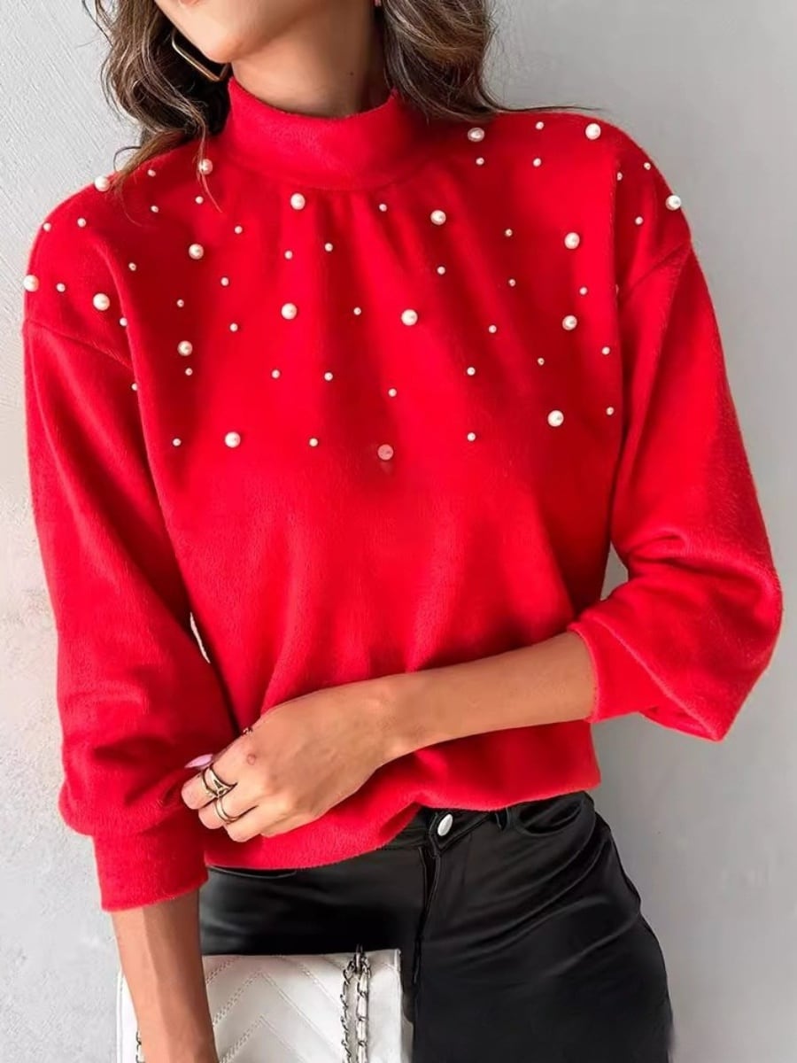 Red sweater