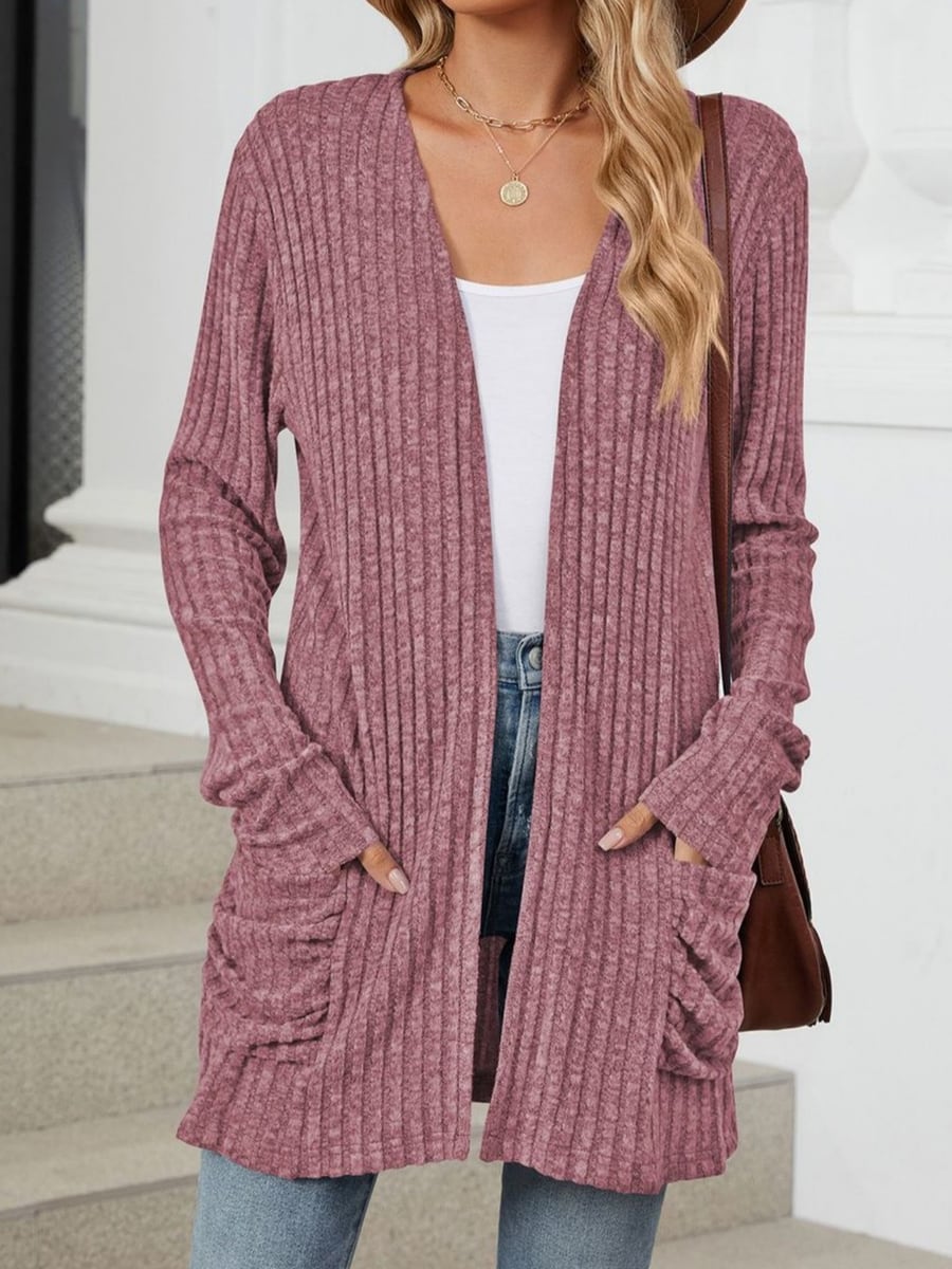 Long cardigan, front