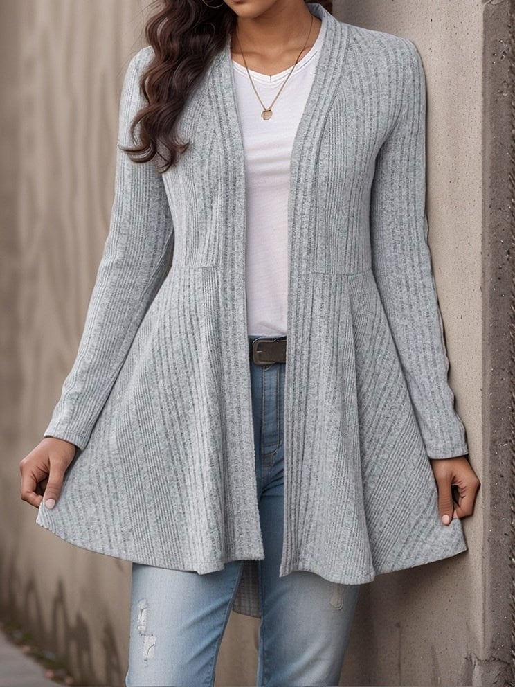 Gray cardigan