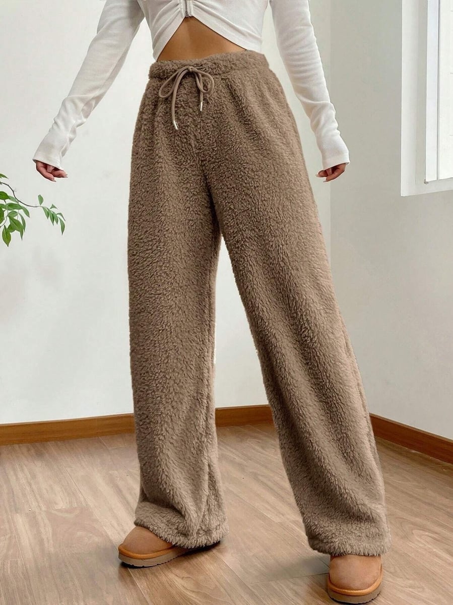 Brown pants, front view