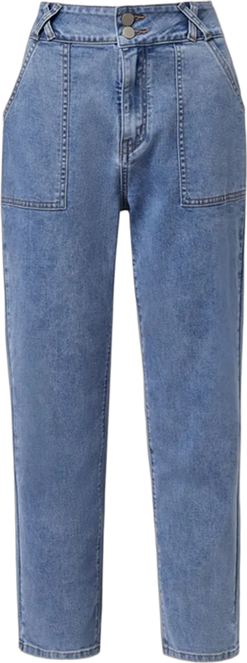 Vaqueros rectos de dos botones