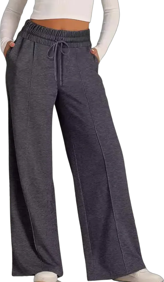 Pantalón de chándal ancho con pinza