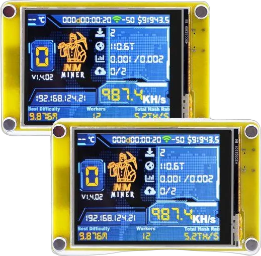 ESP32 2.8인치 터치 디스플레이 2개 세트