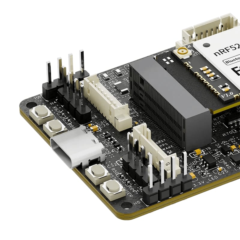Detalle de USB-C y conectores