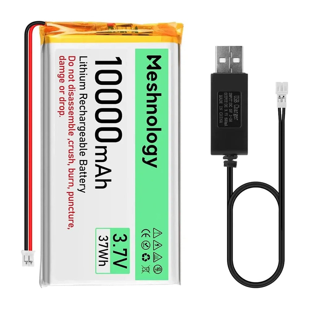 バッテリーとUSB充電ケーブル