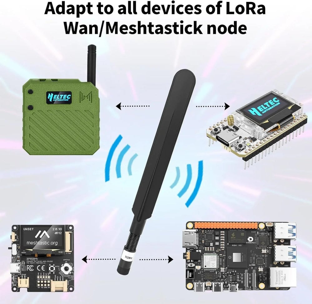 Fits many LoRa and Meshtastic devices