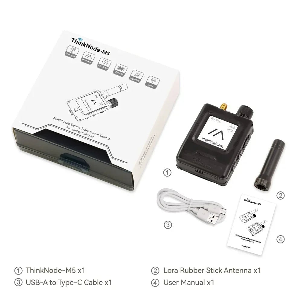 In the box: unit, antenna, cable and manual