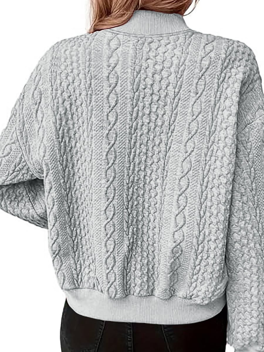 The gray jacket from the back