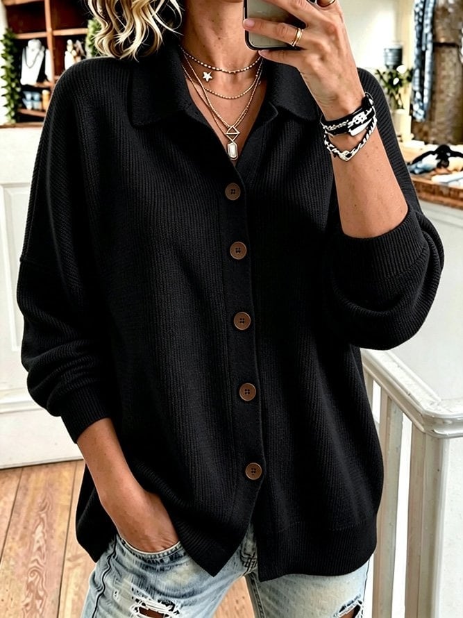 In black