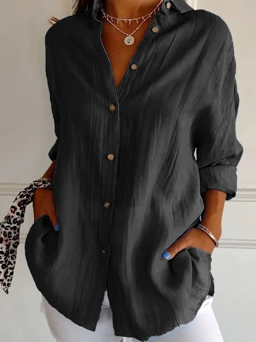 In black