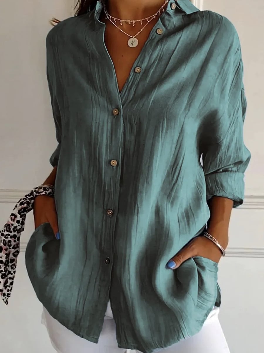 In green