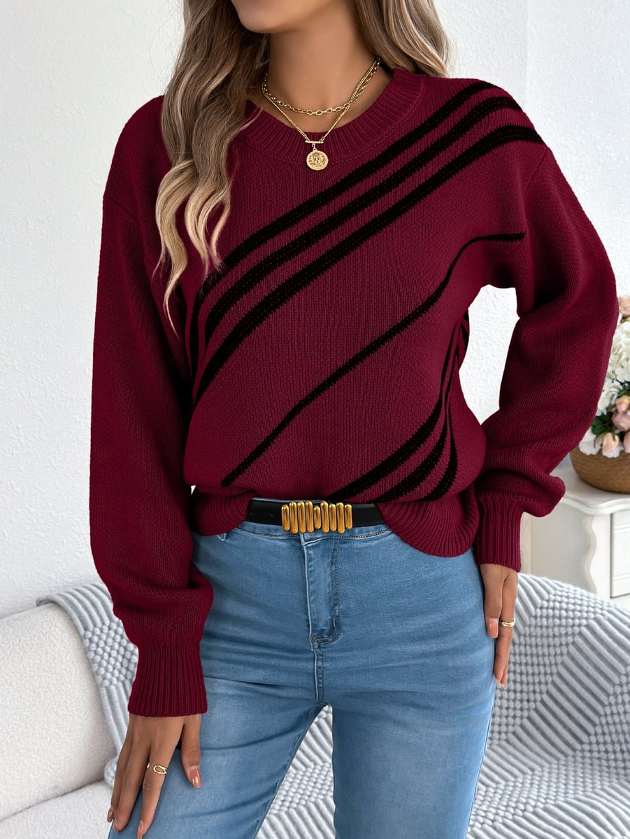 In red