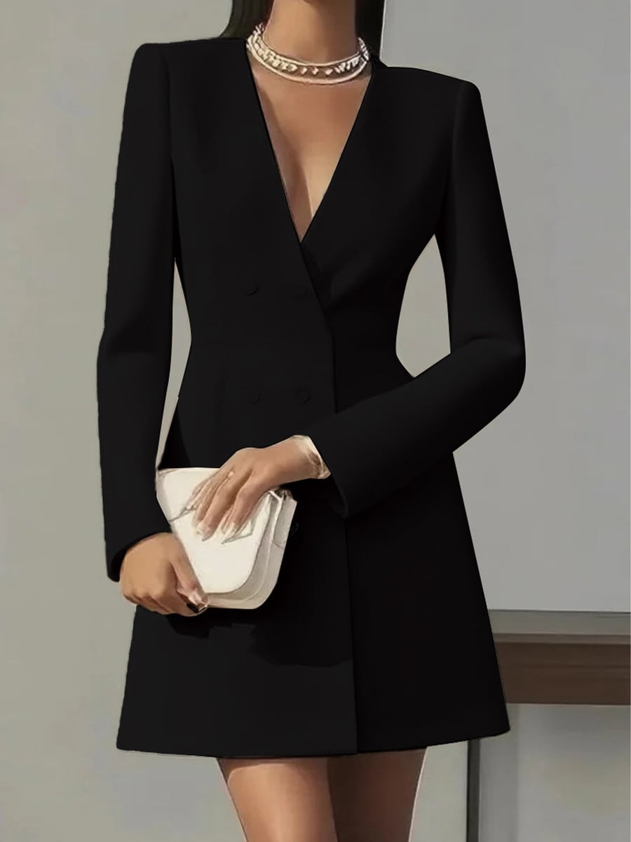 In black