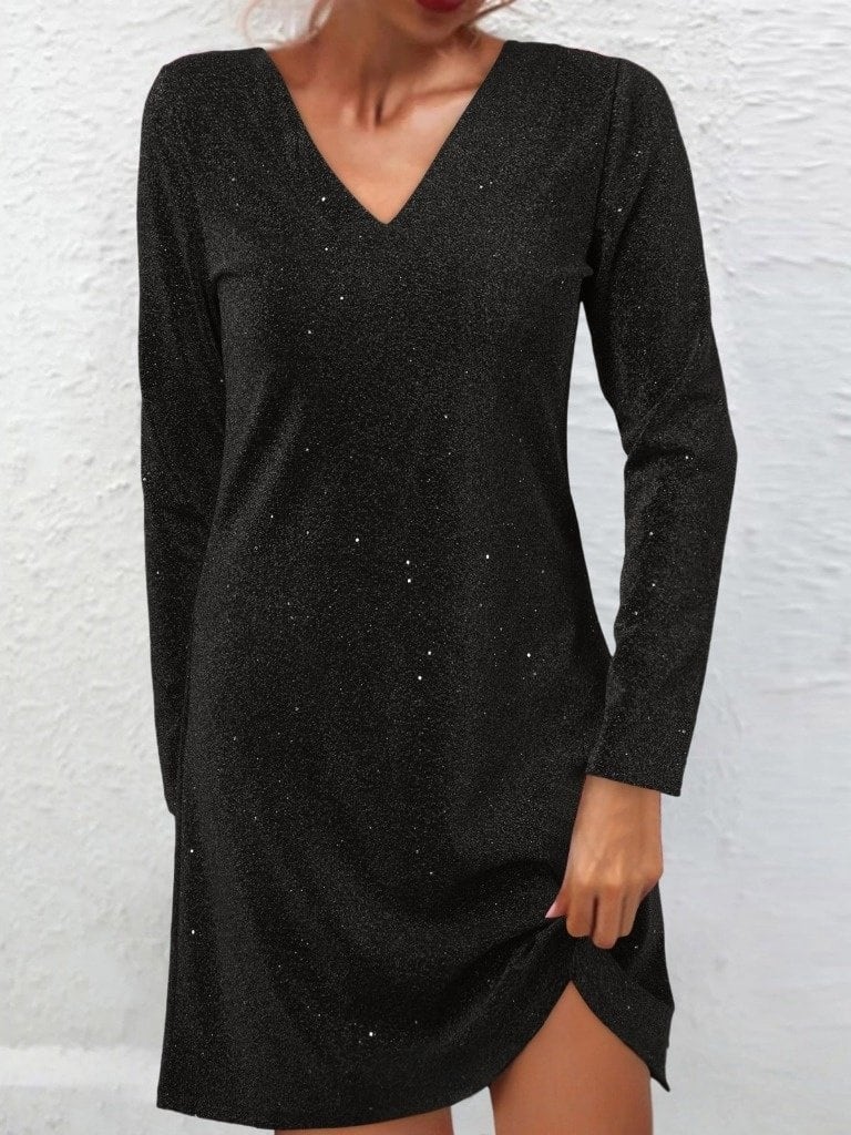 In black