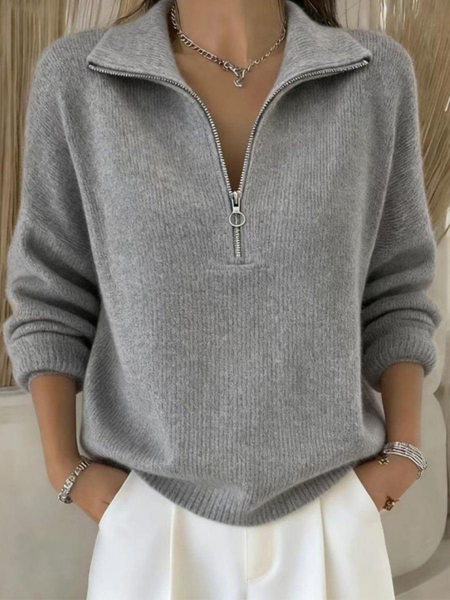 In gray